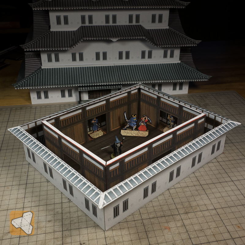 Samurai Castle paper model