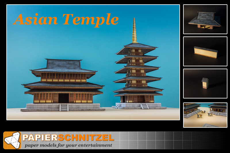 The Asian Temple re-release - PaperModelers.com
